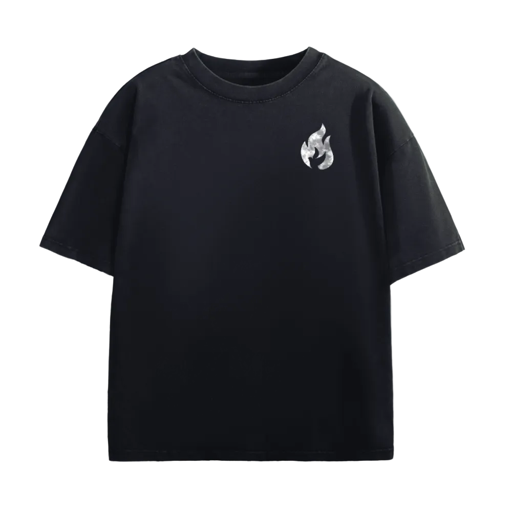 Unisex Heavyweight Oversized Snow-Wash T-Shirt