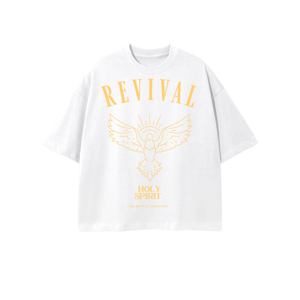 Unisex Heavyweight 100% Combed Cotton Cropped Oversized T-Shirt