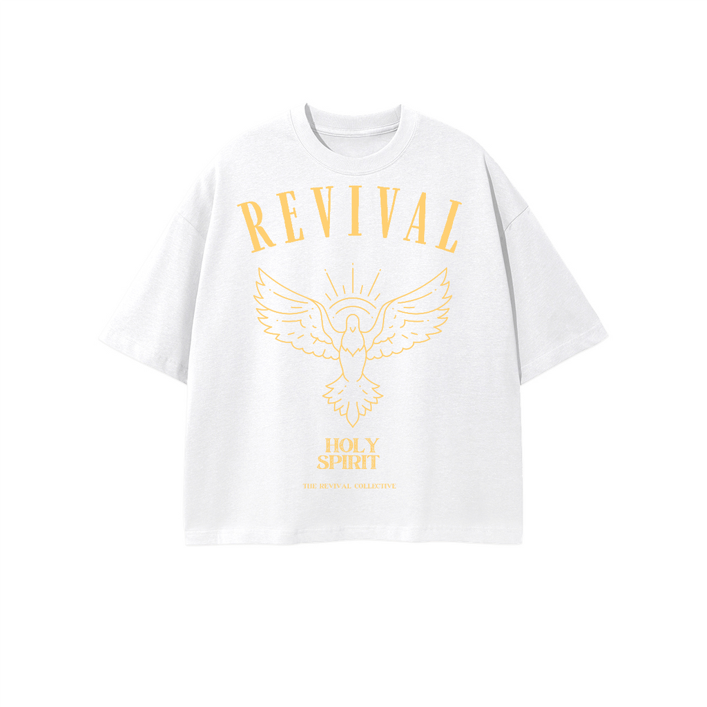 Unisex Heavyweight 100% Combed Cotton Cropped Oversized T-Shirt