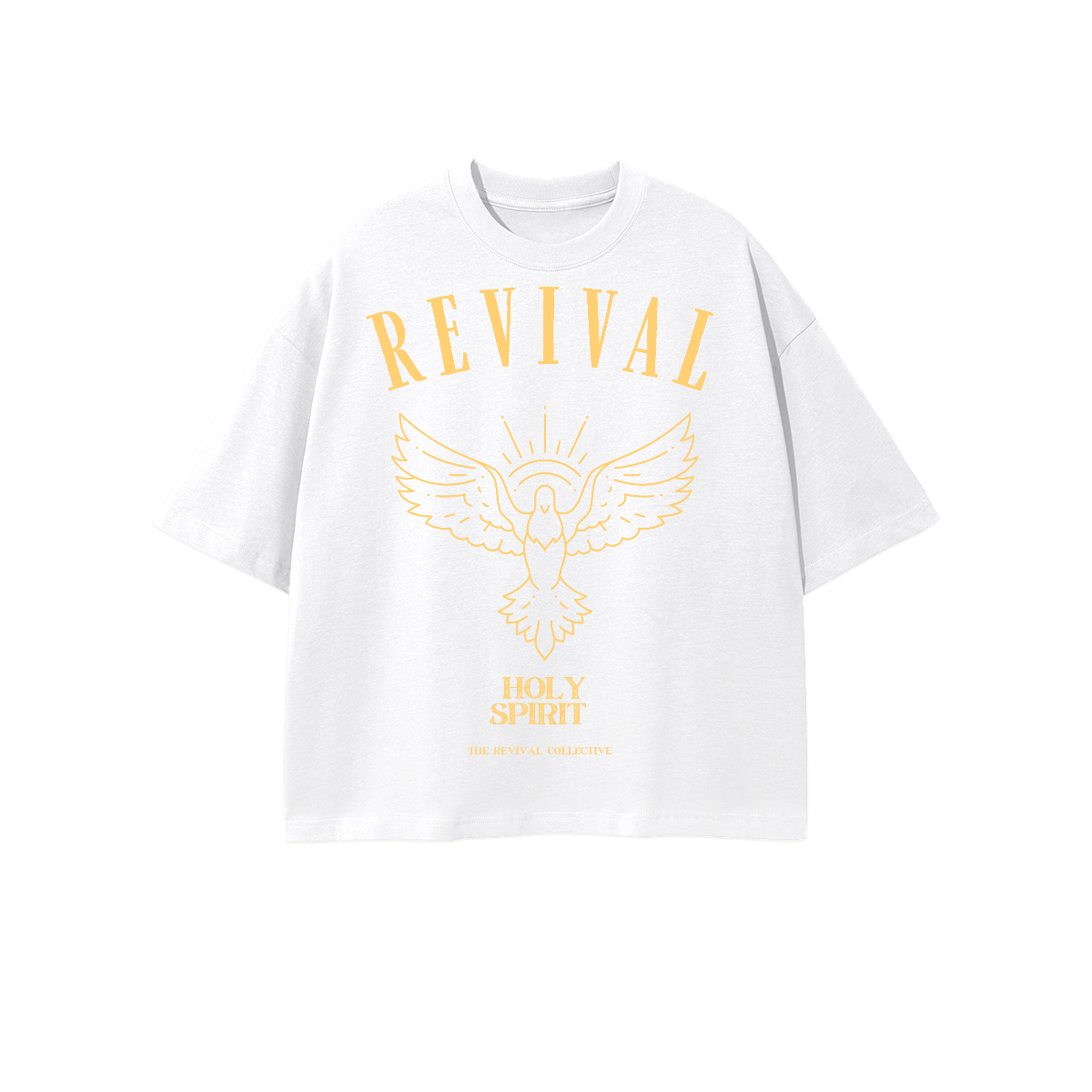 Unisex Heavyweight 100% Combed Cotton Cropped Oversized T-Shirt