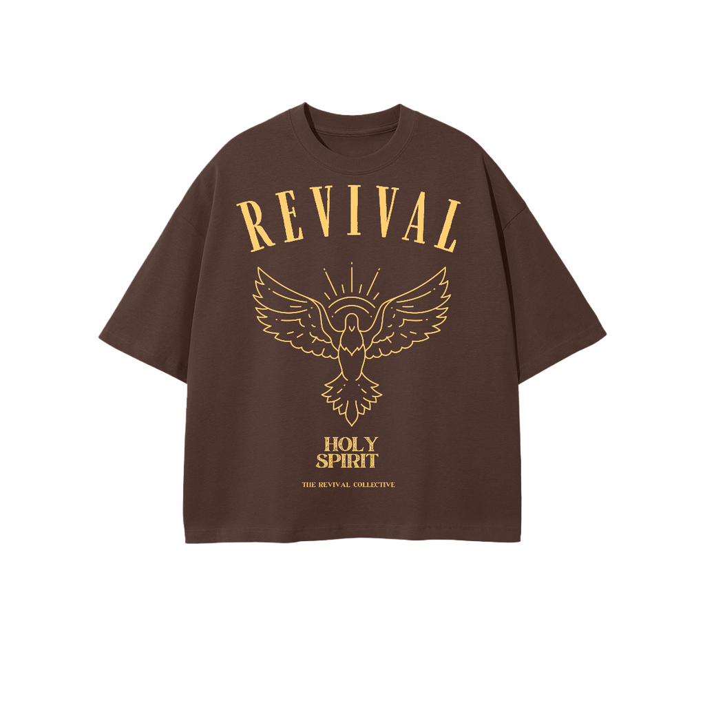 Unisex Heavyweight 100% Combed Cotton Cropped Oversized T-Shirt