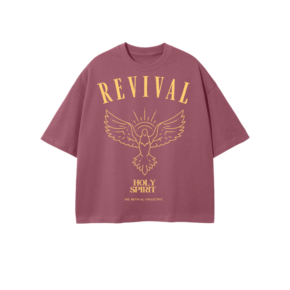 Unisex Heavyweight 100% Combed Cotton Cropped Oversized T-Shirt