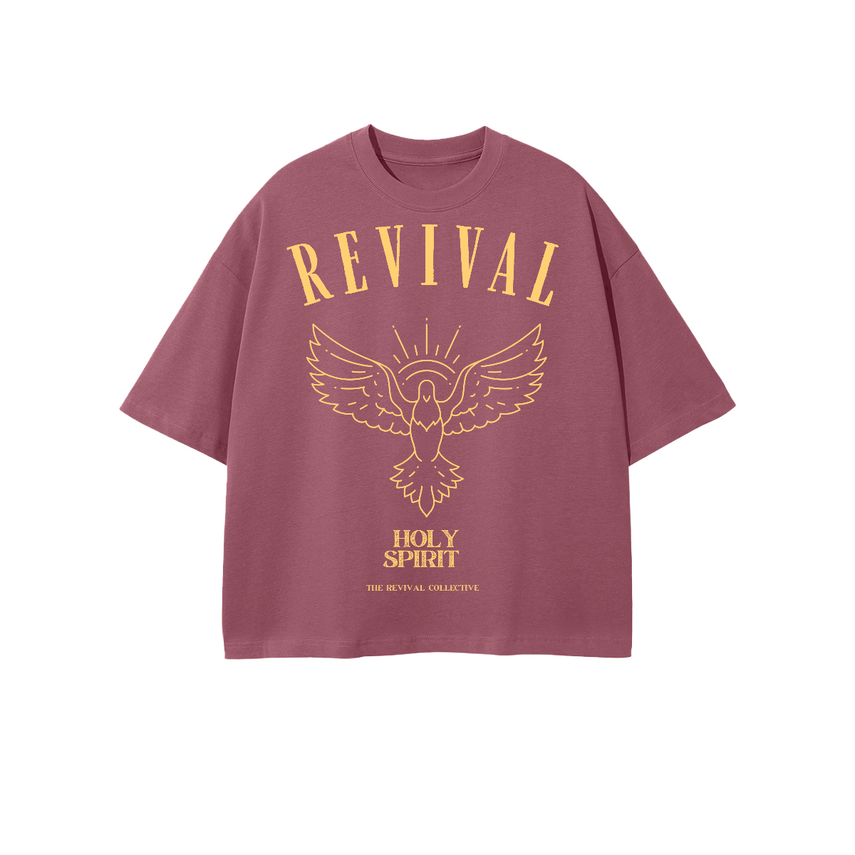 Unisex Heavyweight 100% Combed Cotton Cropped Oversized T-Shirt