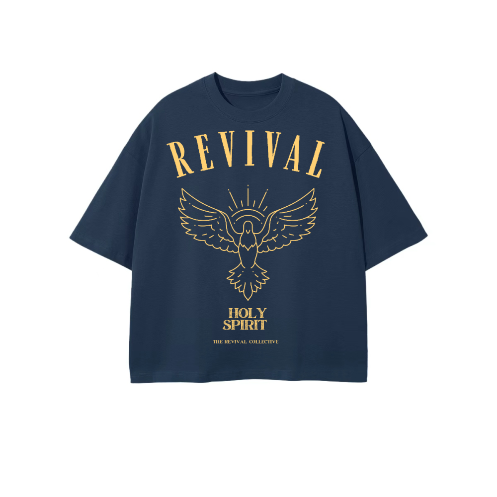 Unisex Heavyweight 100% Combed Cotton Cropped Oversized T-Shirt