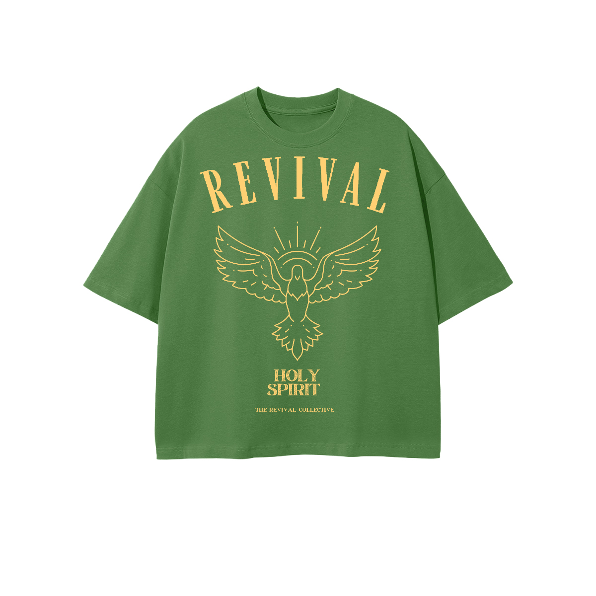 Unisex Heavyweight 100% Combed Cotton Cropped Oversized T-Shirt