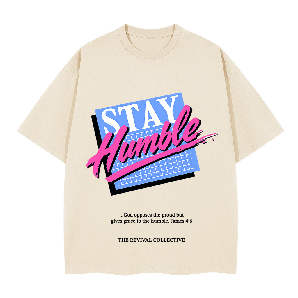 Stay Humble Heavyweight Boxy TEE
