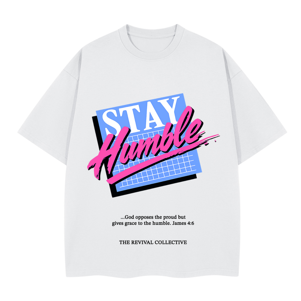 Stay Humble Heavyweight Boxy TEE