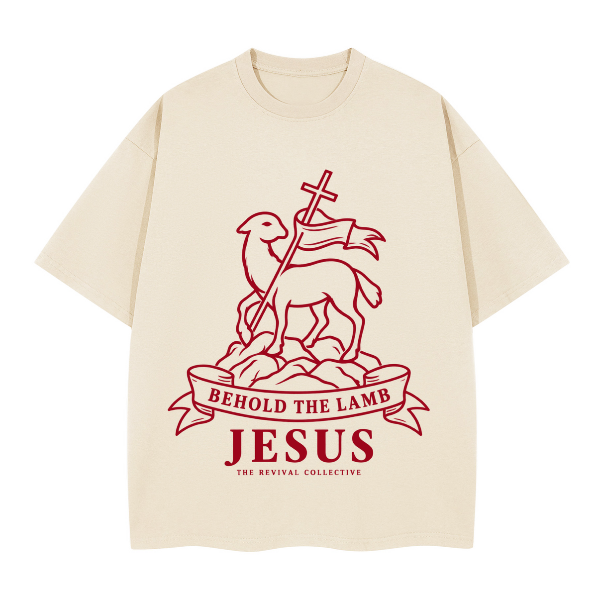Behold The Lamb Tee (RED)