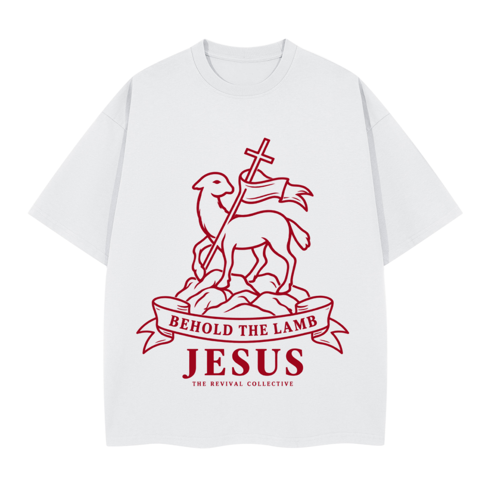 Behold The Lamb Tee (RED)