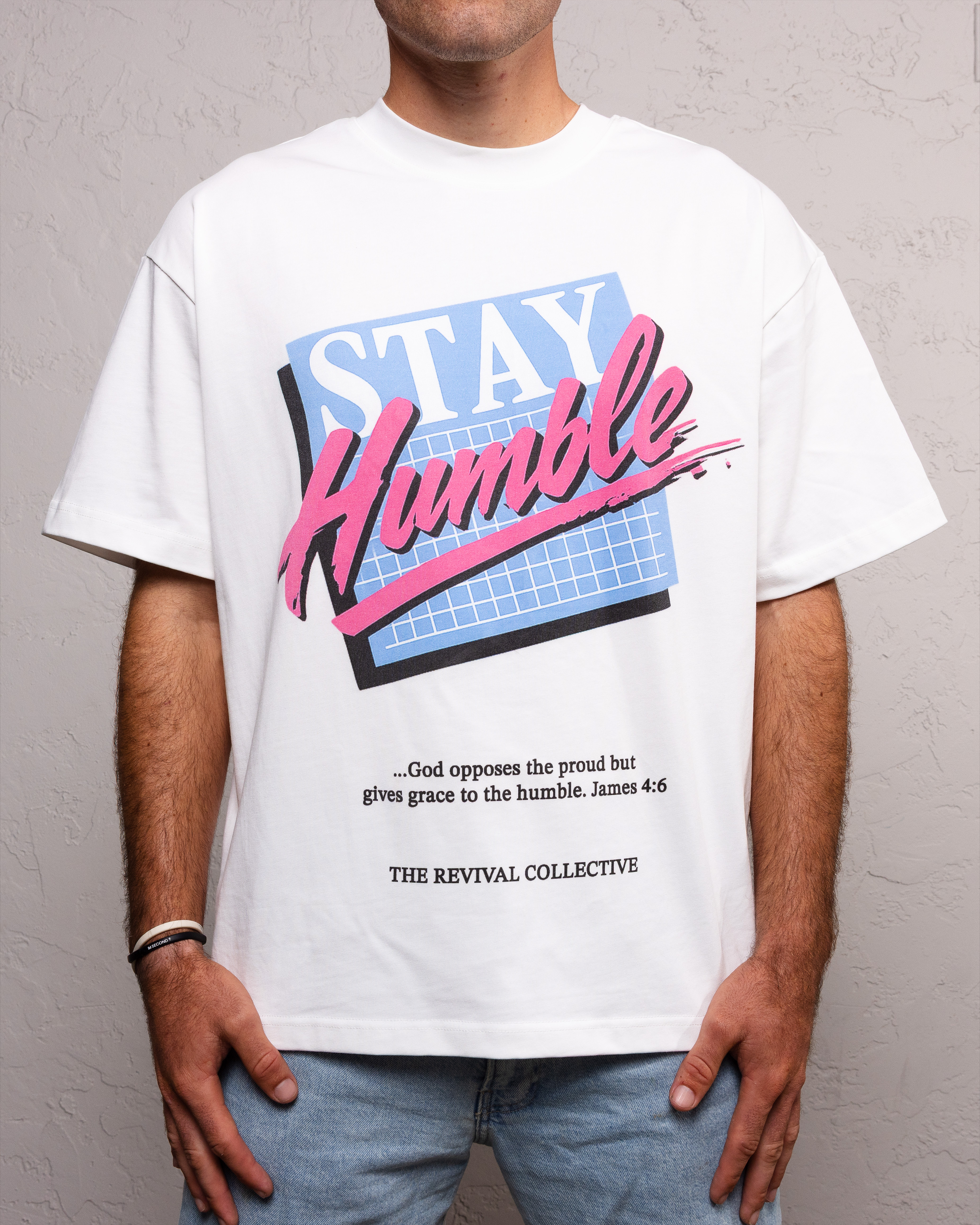 Stay Humble Heavyweight Boxy TEE